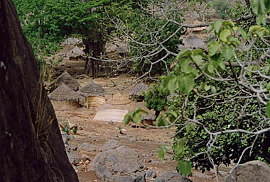 Village d'Ethwar au dessus de Bandafassi