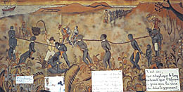 Fresque sur l'esclavage &agrave; Gor&eacute;e