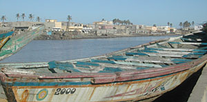 Le Fleuve entre Guet Ndar et l'�le Saint-Louis