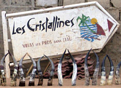 Pancarte des r&eacute;sidences Cristallines &agrave; Saly