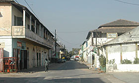 Rue Javelier &agrave; Ziguinchor