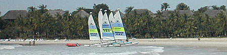 Catamaran du Club Med au Cap Skirring