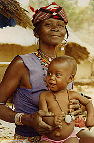 Grand-m&egrave;re B&eacute;dik et son petit-fils &agrave; Andiel