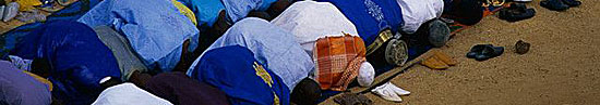 Prières des musulmans du Sénégal pendant le Ramadan