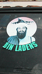 Autocollants de Ben Laden sur les transports en commun s�n�galais