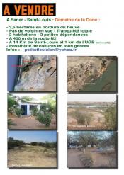 Terrain à vendre à Sanar (Saint-Louis)