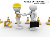 Touba entreprise construction ?	conception de plan architecturaux ?	visualisation 3d ?	realisation