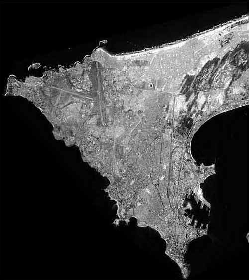 Photo satellite de Dakar