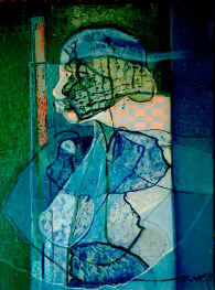 Oeuvre de Lamine Tamba, peintre au Cap Skirring