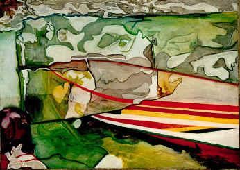 Oeuvre de Lamine Tamba, peintre au Cap Skirring