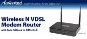 Modem routeur adsl2+ gigabit wifi n 300mbps