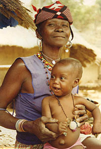 Grand-mre Bdik et son petit-fils  Landini